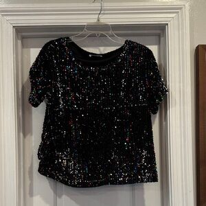 Multicolor sequin Top